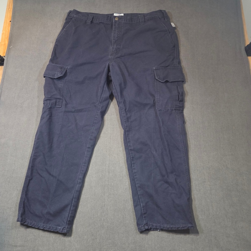 Tyndale Cargo Pants Mens 40x30 Navy FR Flame Resistant Arc Rated CAT 2 K215T